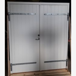  Sidehngt Garage port, med lange hngsler. Fremstillet p ml.