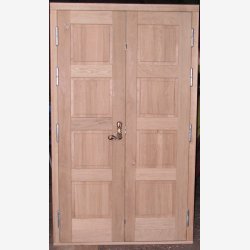  Dobbelte Facade Dre i massiv Eg. Fremstilles p ml.