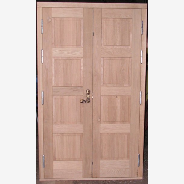  Dobbelte Facade Dre i massiv Eg. Fremstilles p ml.