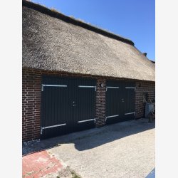  Sidehngt Garage port, med lange hngsler. Fremstillet p ml.