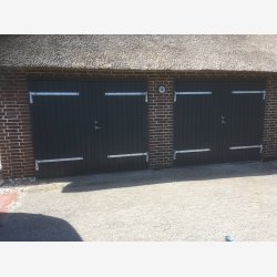  Sidehngt Garage port, med lange hngsler. Fremstillet p ml.