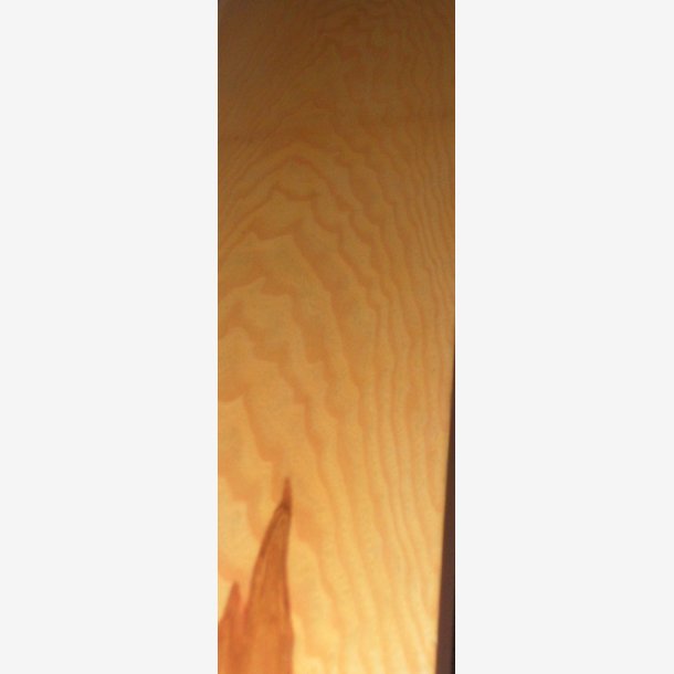 Bnk i Asketr af en massiv planke. 34 x 215 cm ( B x L ) 