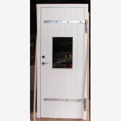 Dobbelt Revle Dr, isoleret, udfrt som Facadedr. Fremstilles efter ml.