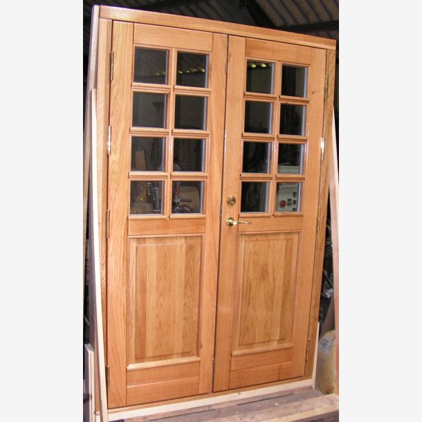  Dobbelte Facade Dre i massiv Eg. Fremstilles p ml.