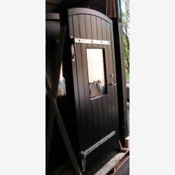 Dobbelt Revle Dr, isoleret, udfrt som Facadedr. Fremstilles efter ml.