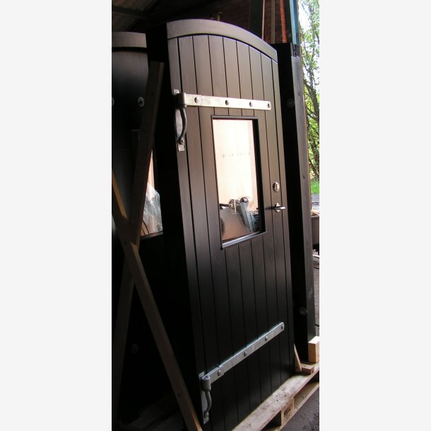 Dobbelt Revle Dr, isoleret, udfrt som Facadedr. Fremstilles efter ml.